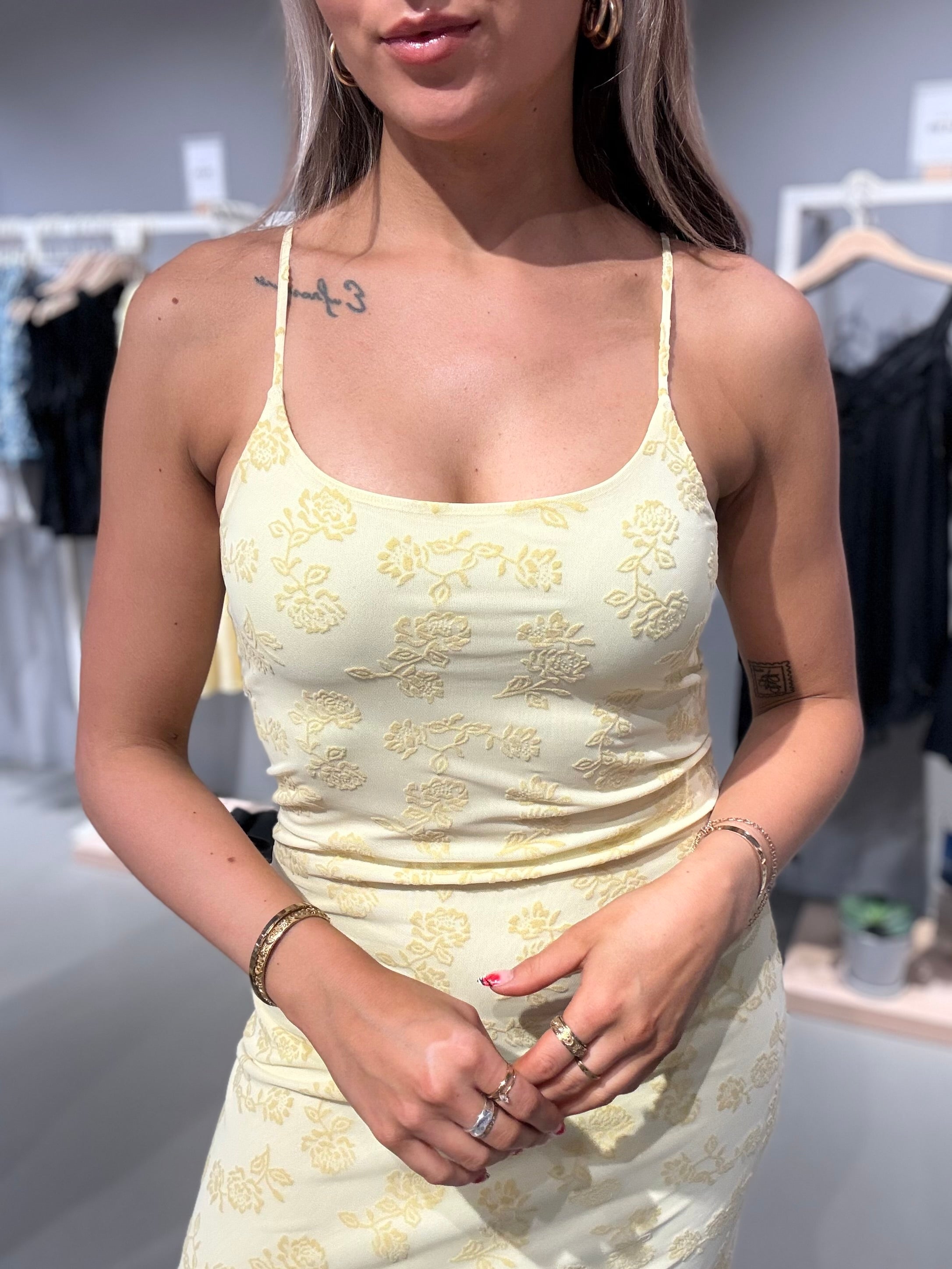 NMLOUISE Long Dress - French Vanilla
